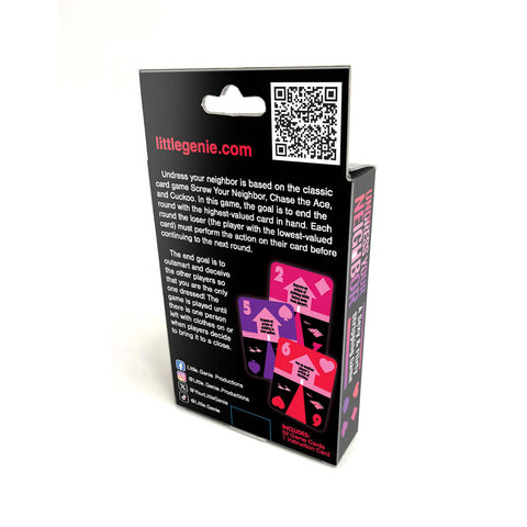 Undress Your Neighbor – Adult Stripping Card Game > Novelties > Card Games