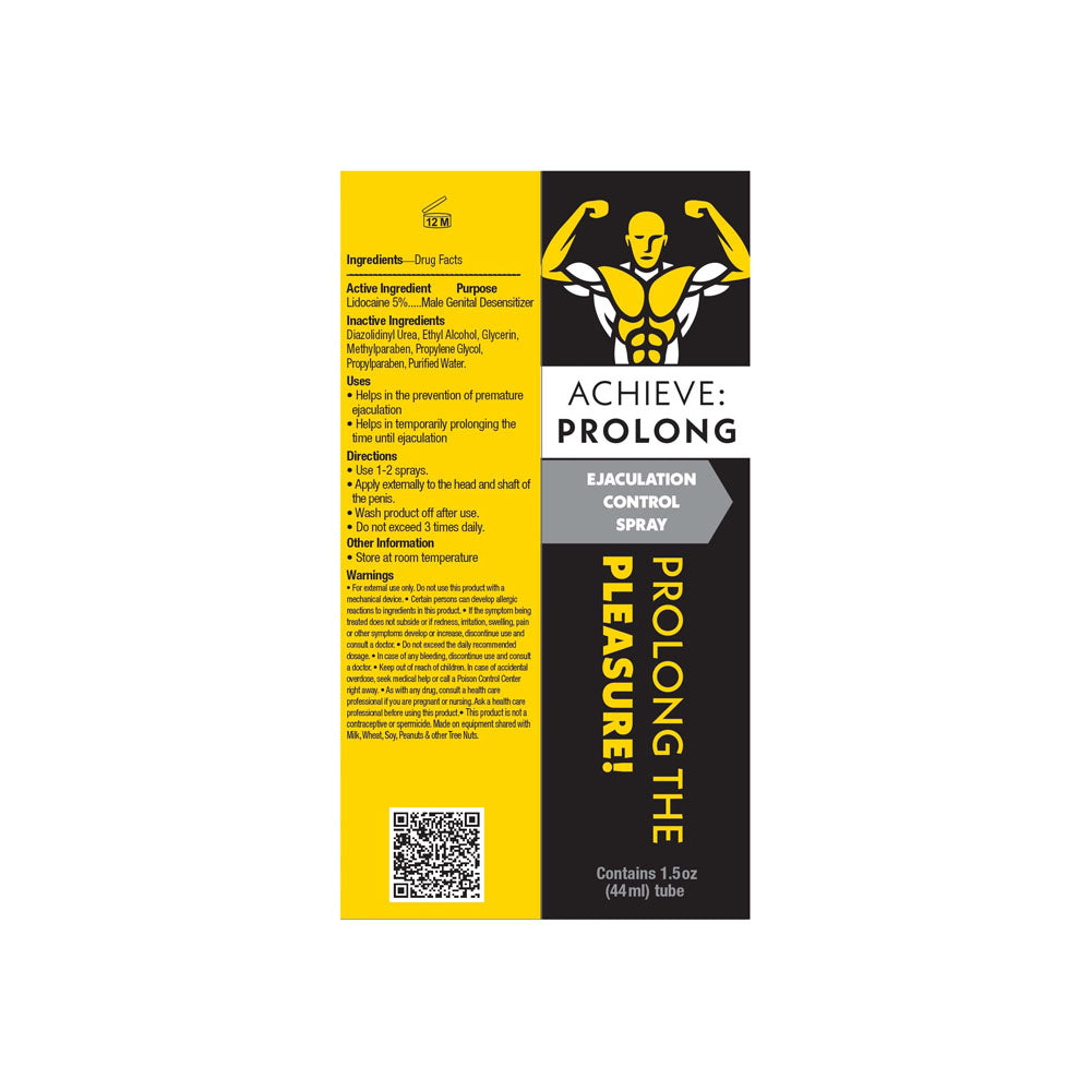 Achieve Prolong Spray 44ml – Fast-Acting Desensitizing Delay Spray for Men > Essentials > Mens Enhancers