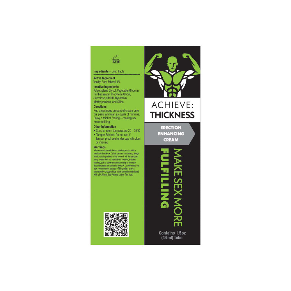 Achieve: Thickness - Erection Enhancing Cream for Men 44 ml ENHANCERS