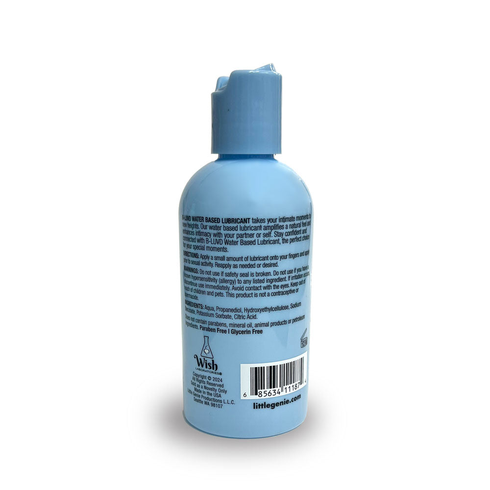 B-LUVD Water Based Lubricant 118 ml Bottle Lubricants, Creams & Glides