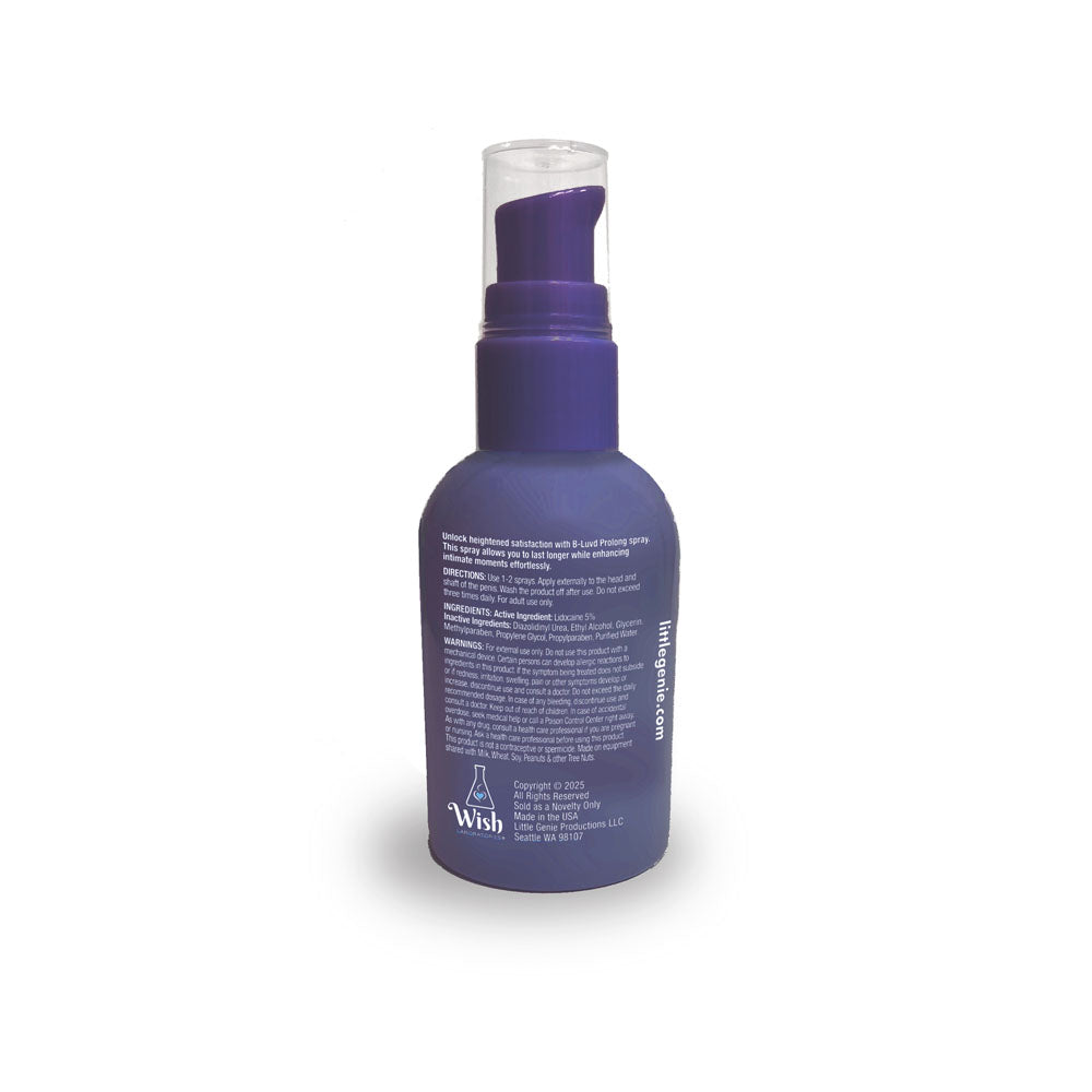 B-Luvd Prolong Spray – 2oz Delay Spray > Essentials > Mens Enhancers