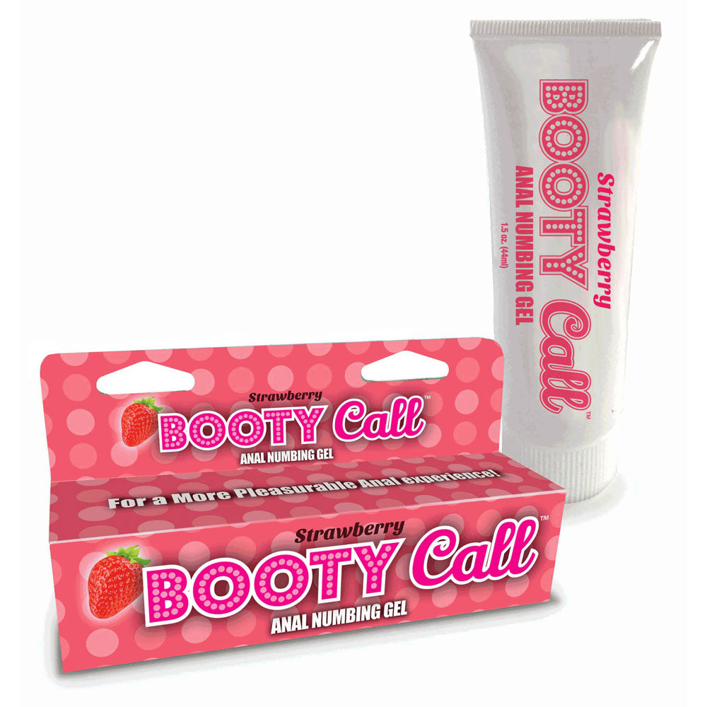 Booty Call Anal Numbing Gel Strawberry Scent 44ml Water-Based Gel > Lube > Anal