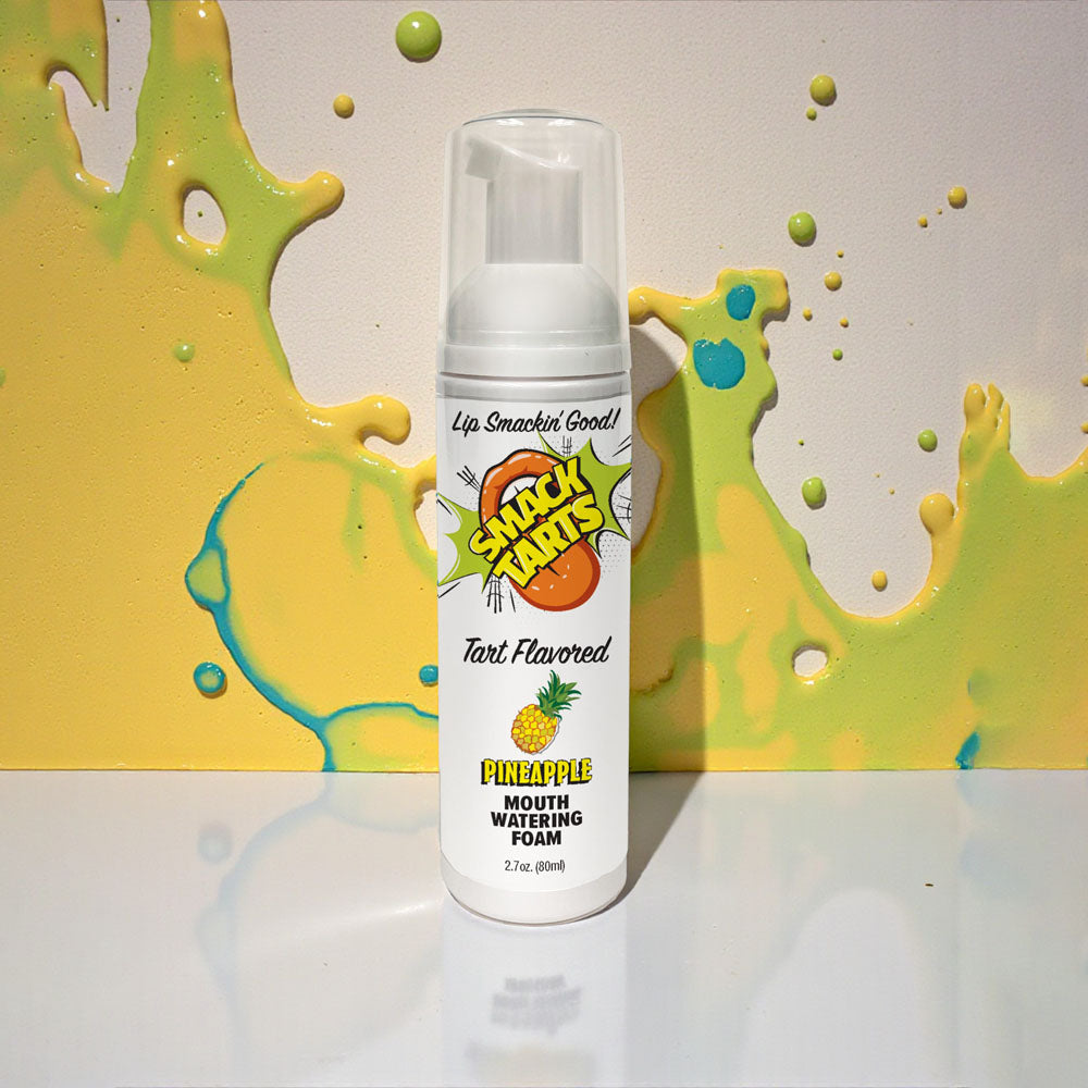 Smack Tarts Mouthwatering Foam (Sour Pineapple) – 2.7 oz Oral Enhancer > Lube > Oral Gels & Sprays