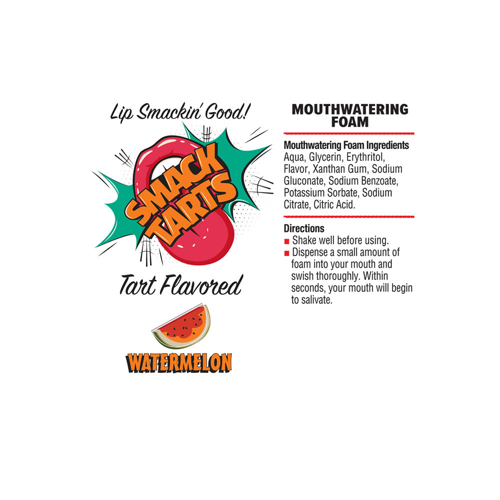 Smack Tarts Mouthwatering Foam (Sour Watermelon) – Flavored Oral Spray > Lube > Oral Gels & Sprays
