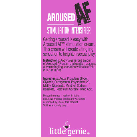 Aroused AF Female Stimulation Cream 44 ml 1.5 oz Tube Enhancers Female