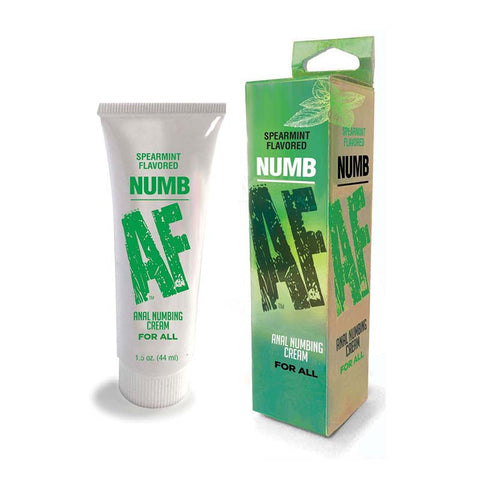Numb Af Mint Flavoured Anal Numbing Cream 44 Ml Tube Anal Lubricant