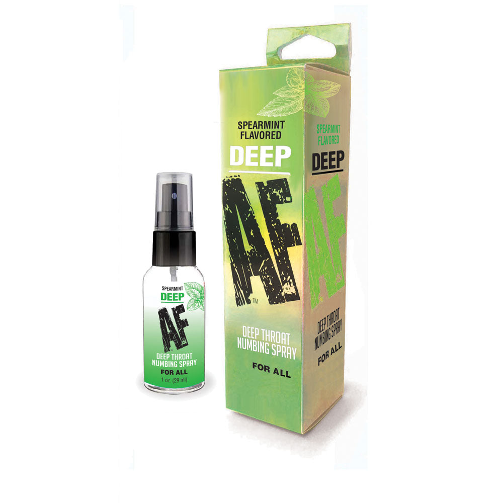 Deep Af Mint Flavoured Deep Throat Spray 29 Milliliter Default Title Oral Gels & Sprays
