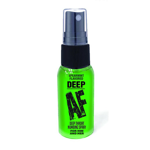 Deep Af Mint Flavoured Deep Throat Spray 29 Milliliter Oral Gels & Sprays