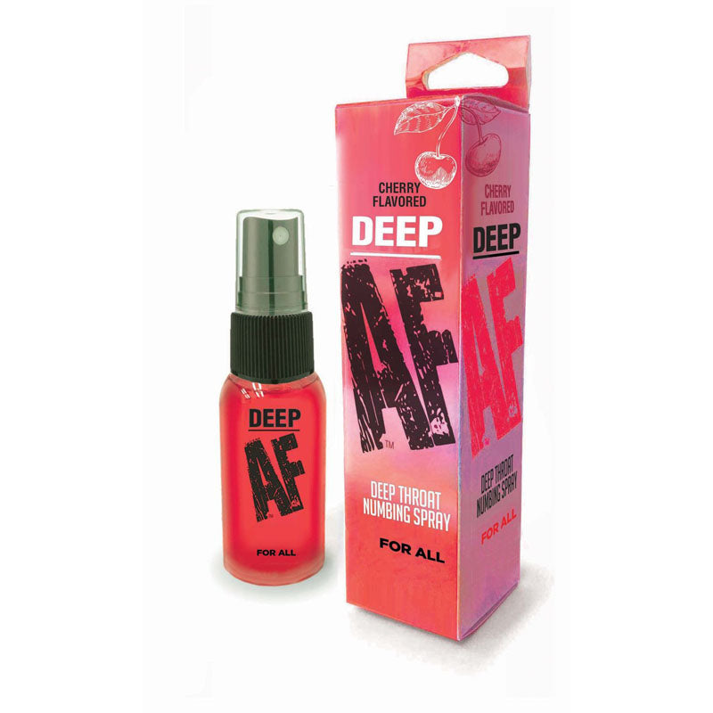 Deep AF Cherry Flavoured Deep Throat Spray – 29 ml Default Title Oral Gels & Sprays
