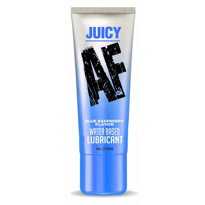 Juicy Af Blue Raspberry Flavoured Water Based Lubricant 120 Ml Default Title Lubricants, Creams & Glides