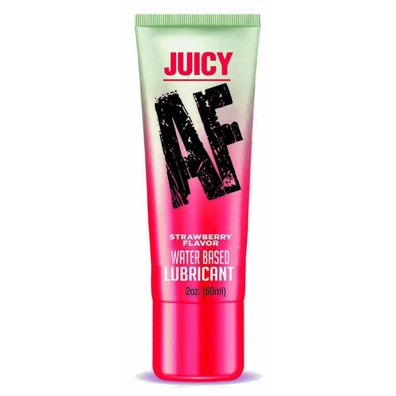 Juicy AF Strawberry Lubricant 60 ml Tube - Water Based Pleasure Default Title Flavoured Lube