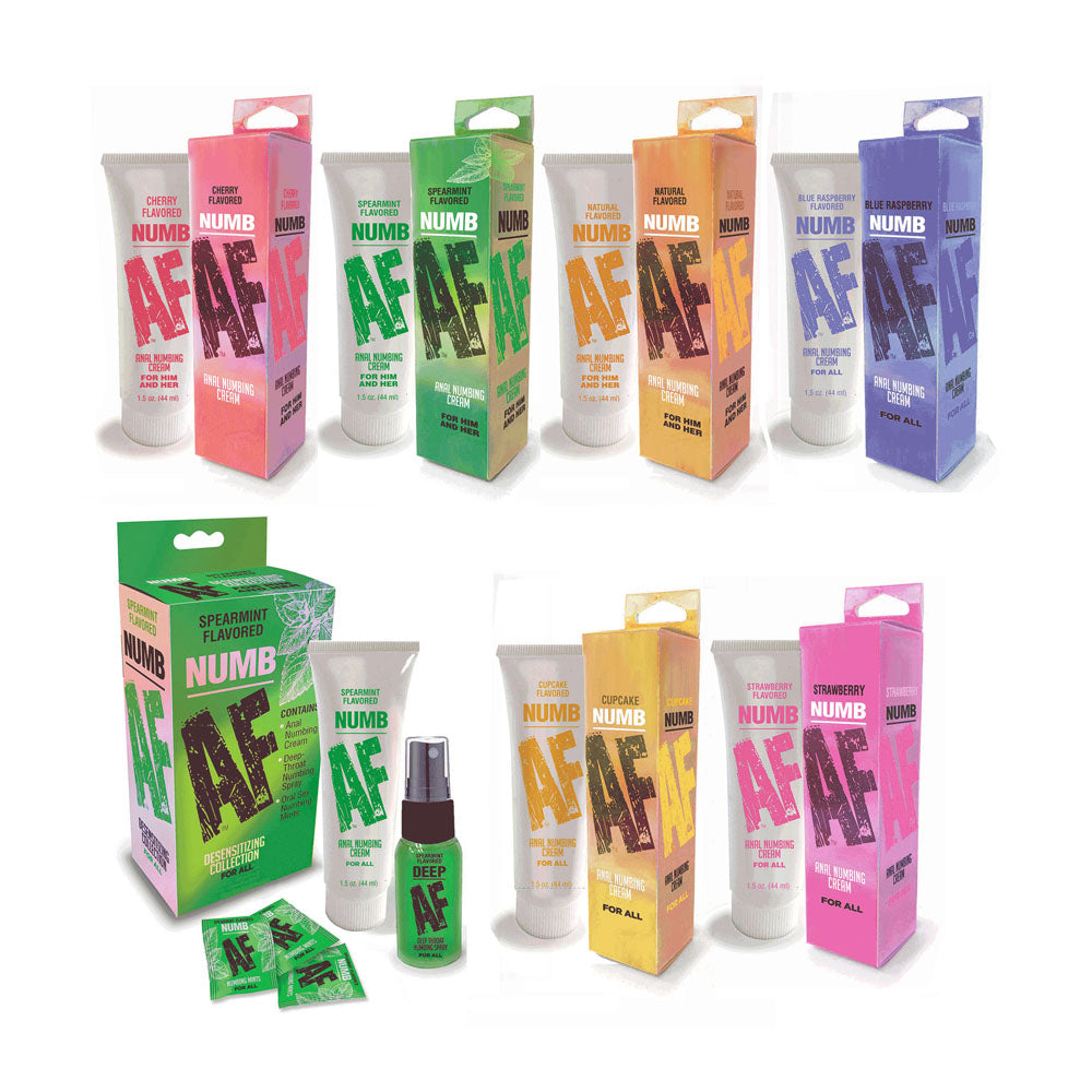 Numb Af Strawberry Flavoured Anal Numbing Cream 44 Ml Anal Lubricant