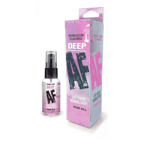 Deep AF - Bubblegum - Bubblegum Flavoured Deep Throat Spray - 29 ml Oral Gels & Sprays