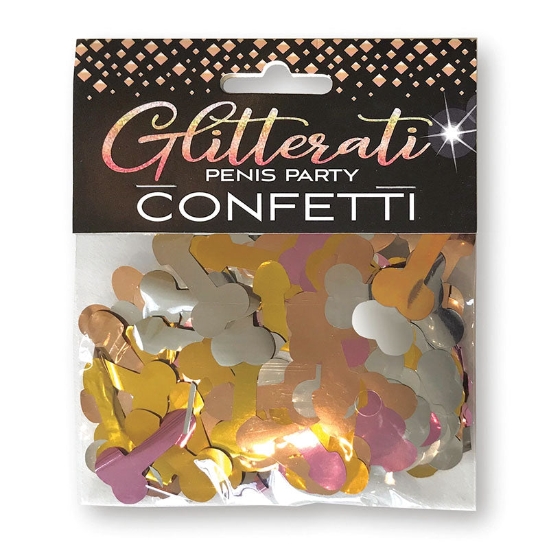 Glitterati Penis Confetti Party Table Decoration Coloured Party Supplies