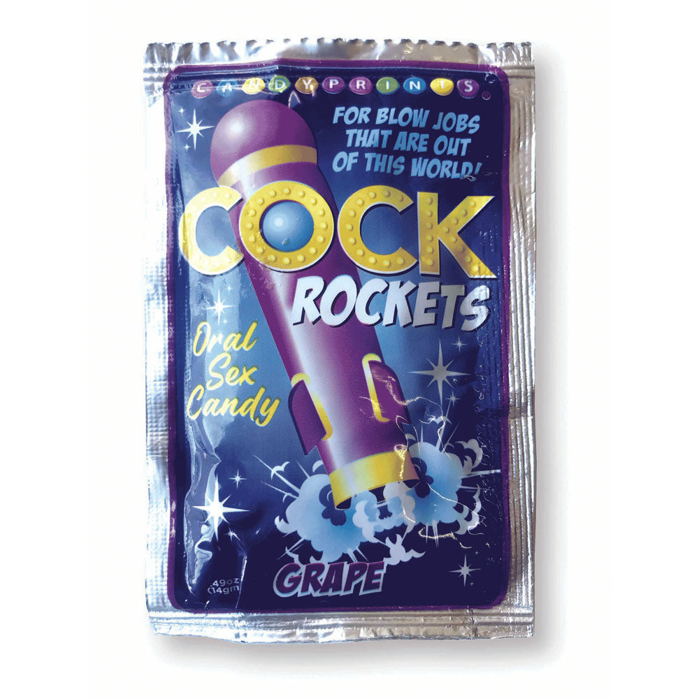 Cock Rockets Grape – Flavored Oral Sex Candy 15 Grams > Novelties > Candy & Edible Items