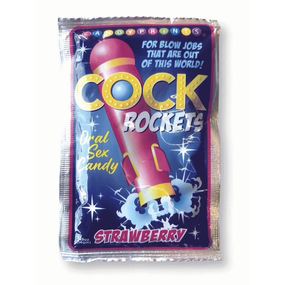 Cock Rockets Strawberry – Flavored Edible Oral Sex Candy Default Title Edible