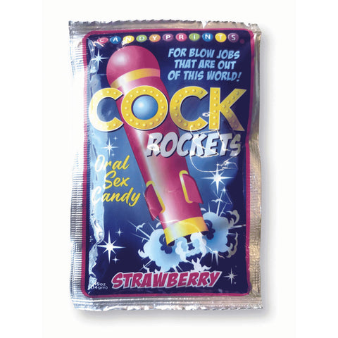 Cock Rockets Strawberry – Flavored Edible Oral Sex Candy Default Title Edible
