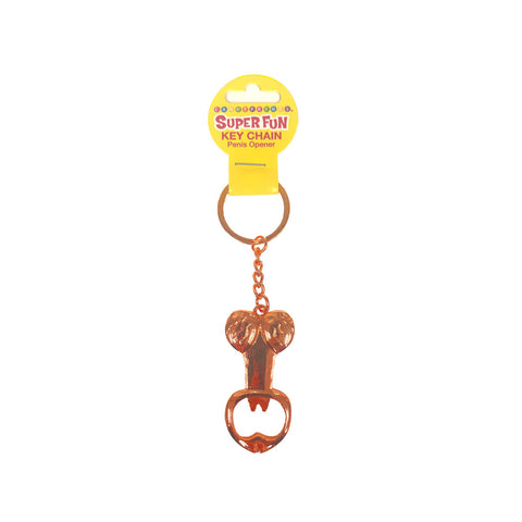 Super Fun Penis Bottle Opener Key Chain 6ct > Novelties > Bachelor & Bachelorette Items