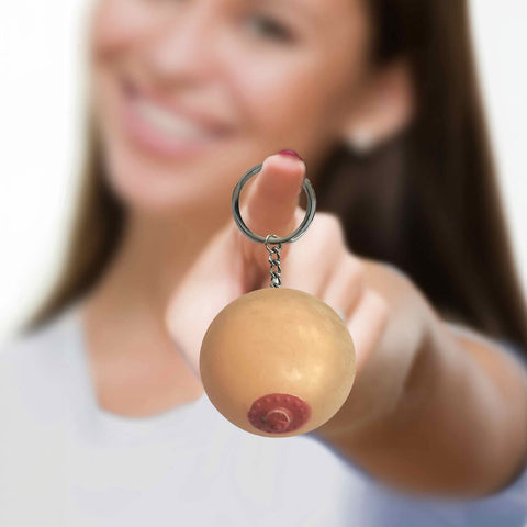 Squishy Boob Novelty Keychain > Novelties > Gag Gifts