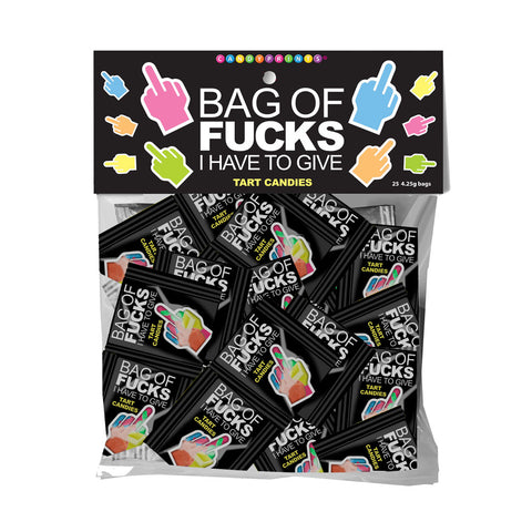 Bag of Fucks I Have to Give Bag of 25 Count Default Title > Novelties > Candy & Edible Items
