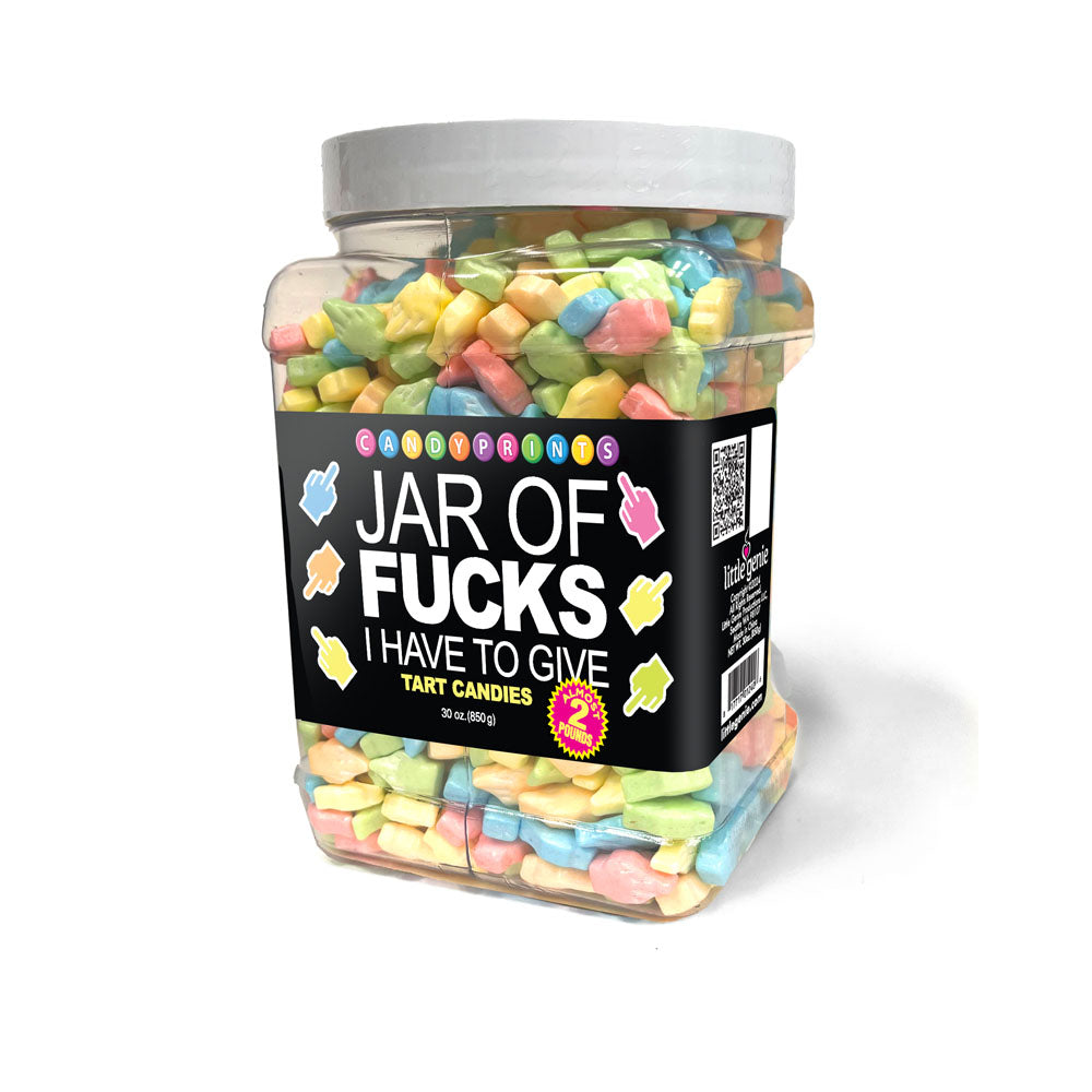 Jar of Fucks I Have to Give – Fruit Flavored Candy Jar > Novelties > Candy & Edible Items