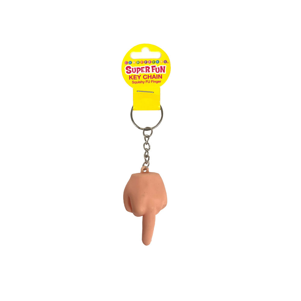 Little Genie Super Fun Squishy Middle Finger Key Chain – Cheeky Accessory 6-Pack Beige > Novelties > Gag Gifts