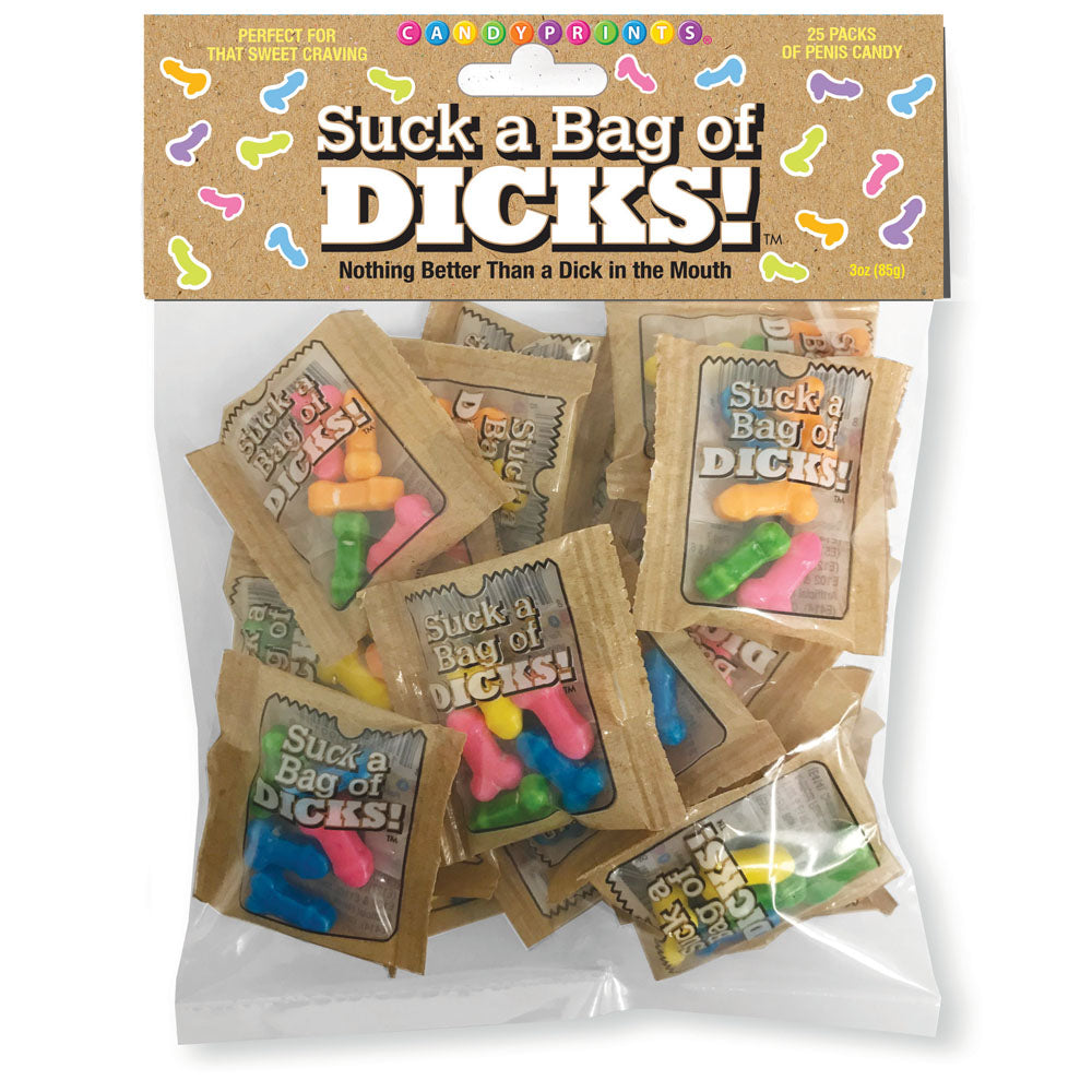 Suck a Bag of Dicks! 25 Individual Fun Size Packages Default Title > Novelties > Candy & Edible Items