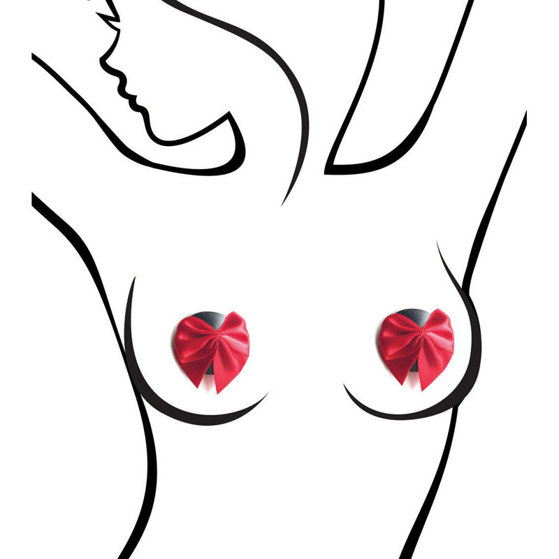 Sexy AF Nipple Couture Bows Reusable Nipple Pasties Pasties