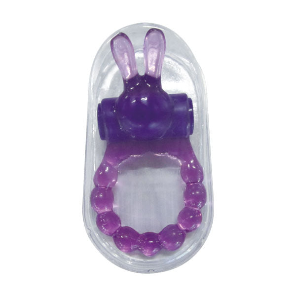 Pink Vibrating Bunny Ring for Adult Intimacy with Single Speed Purple Cock Rings Vibrating