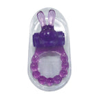 Vibrating Bunny Ring with Single Speed Purple > Cock Ring > Vibrating