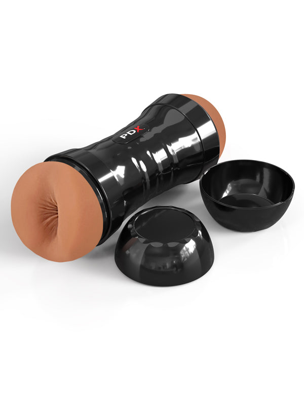 Pdx Wet Pussies Super Flip A Pussy Over Dual Ended Stroker Vagina And Ass > Sex Toys For Men > Masturbators > Manual