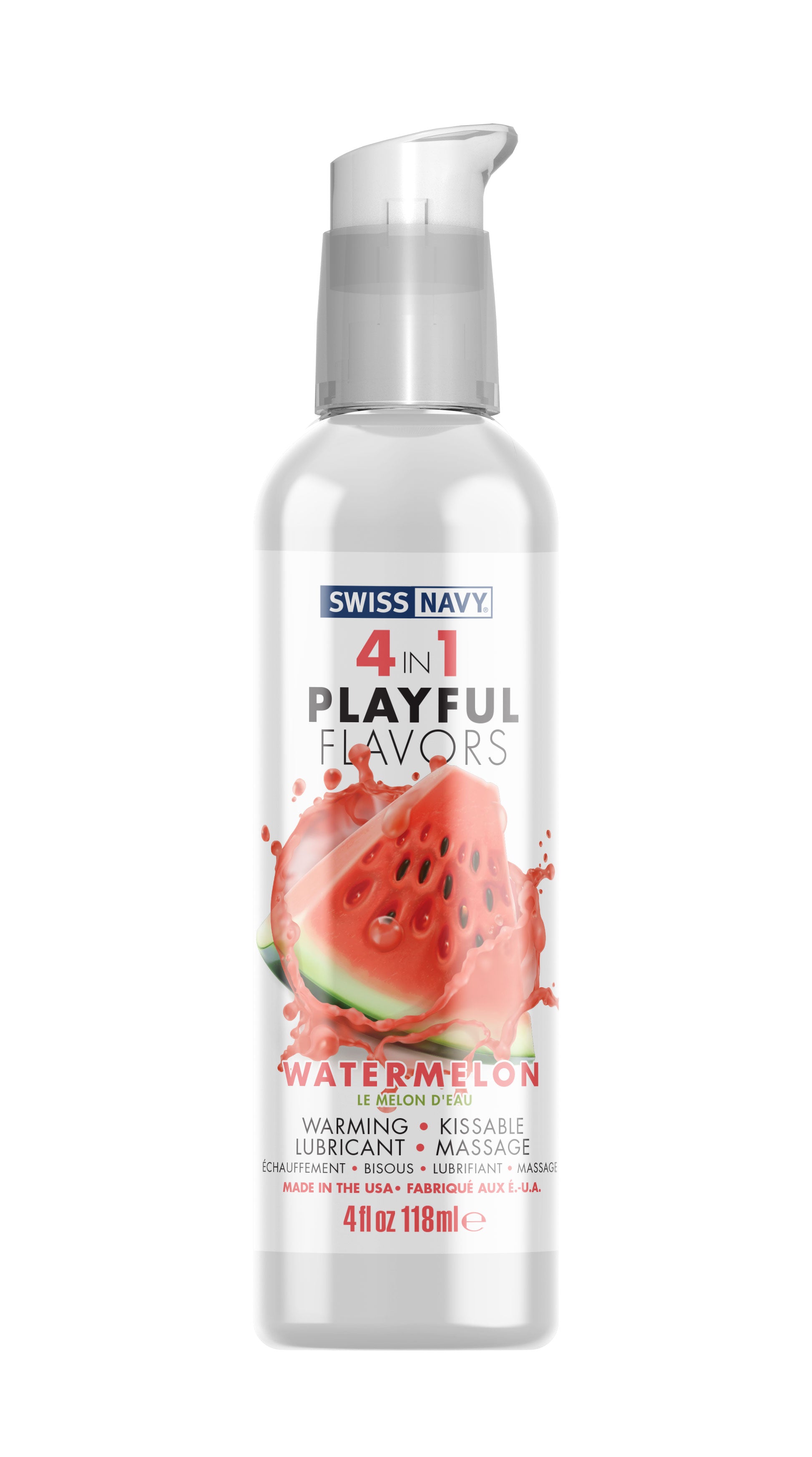 Swiss Navy 4 in 1 Playful Flavors Watermelon Intimacy Gel 4 oz Default Title > Lube > Flavoured