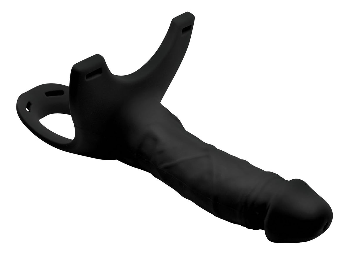 Size Matters 10.1 Inch Hollow Silicone Dildo Strap-On – Silicone Strap-On Dildo > Dildos > Hollow Strap Ons