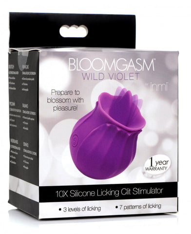 Bloomgasm Wild Violet 10X Licking Stimulator Rose Stimulators