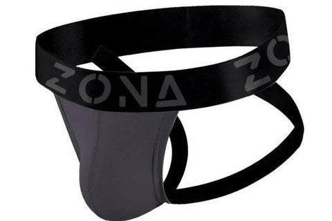 Zona Charcoal Core (Medium) – Moisture-Wicking Supportive Jockstrap Gray Jockstraps