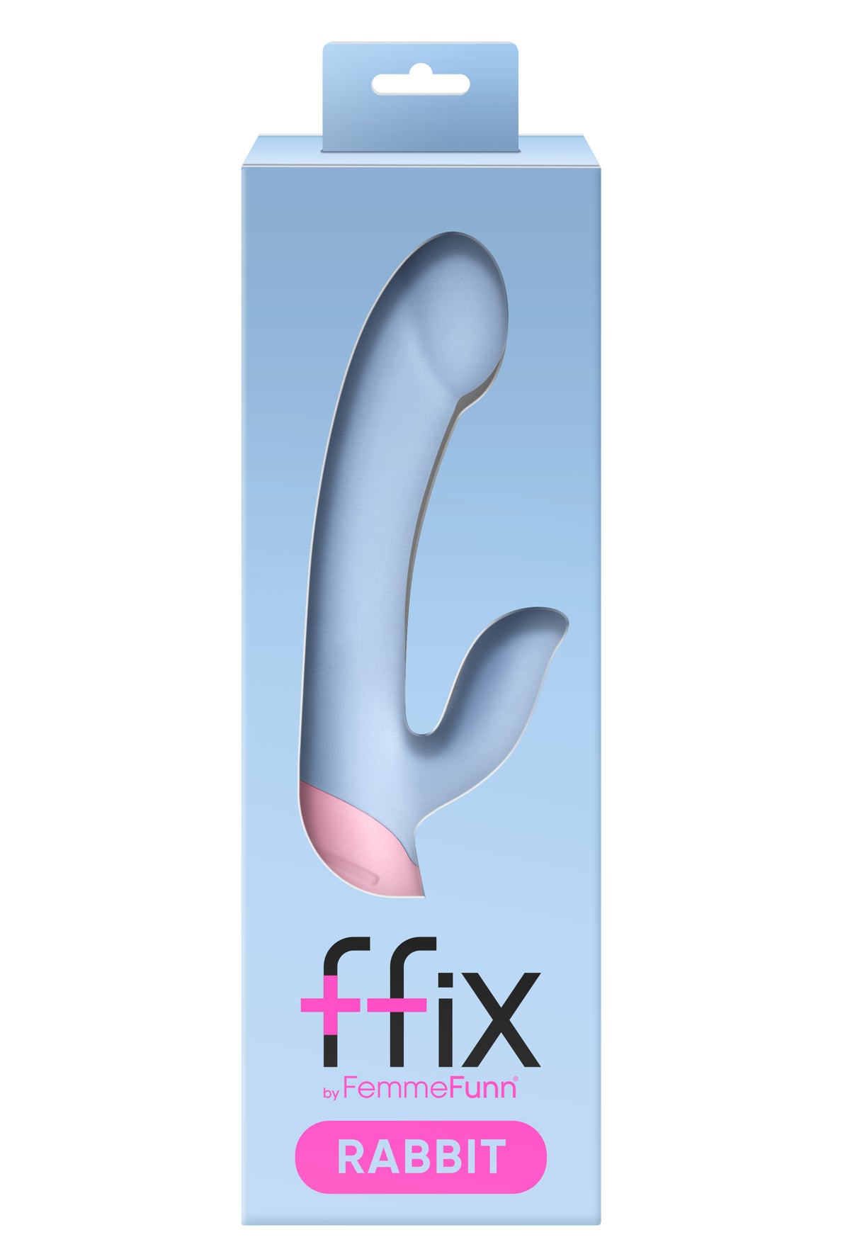 Ffix 7.8 Inch Rabbit Wand Vibrator Light Blue 20-Mode > Vibrators > Ladies > Rabbit