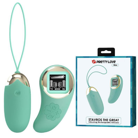 Mina Remote Control Vibrating Egg for Adult Intimate Play BULLETS
