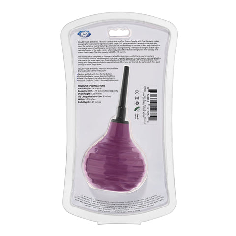 Health and Wellness Deluxe Enema Douche with One-Way Valve Douches