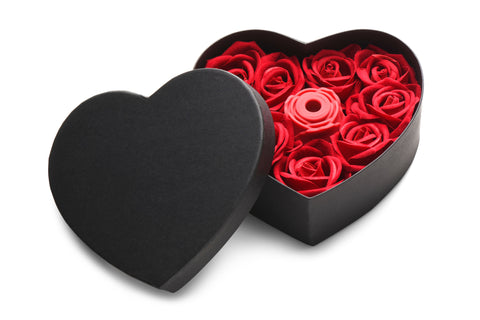 Rose Lover's Gift Box Clit Stimulator with Heart-Shaped Box STIMULATORS