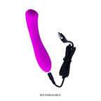 Pretty Love Len (Purple) – Rechargeable Silicone Mini G-Spot Massager Wand > Vibrators > Standard Vibrators