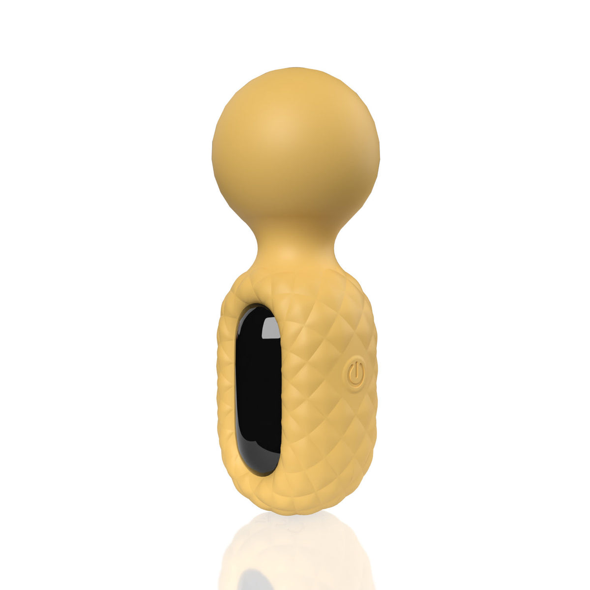 Screaming O Rebound Compact Power Wand Vibrator Bumblebee Yellow Yellow Electric Massager