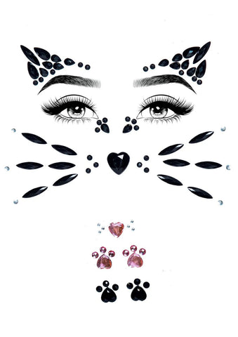 Animal Rhinestone Stick-On Jewels – Adhesive Face and Body Jewelry Default Title > Clothes > Body Jewellery (Non Piercing)