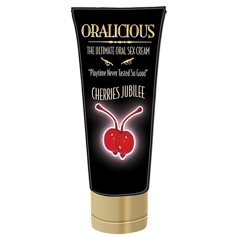 Oralicious Cherries Jubilee – Oral Sex Cream 2 Fl Oz > Lube > Oral Gels & Sprays