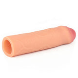 Nature Extender 1'' Silicone Uncut Sleeve -  2.5 cm Penis Extender Sleeve