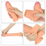 Nature Extender 1'' Silicone Uncut Sleeve -  2.5 cm Penis Extender Sleeve