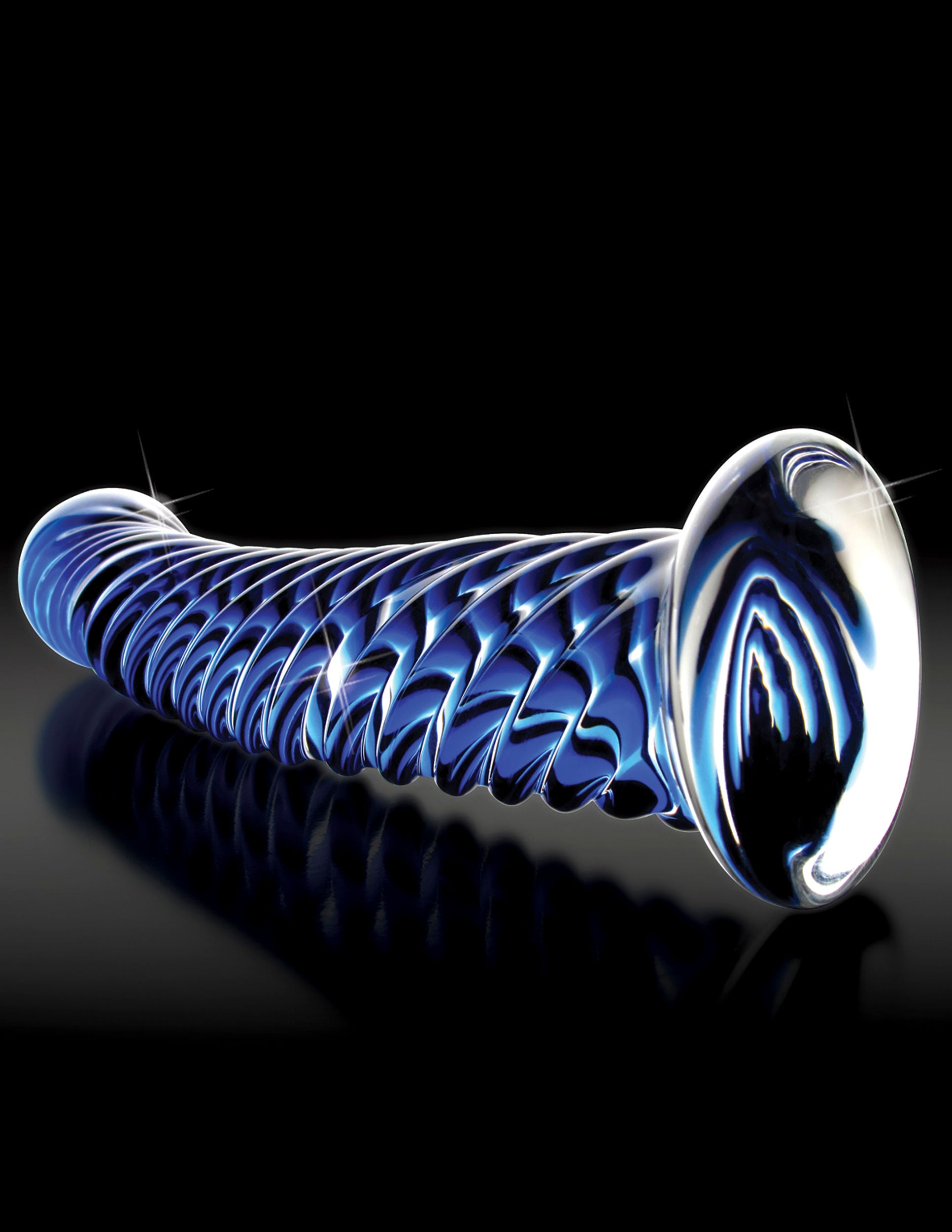 Icicles Blue Glass Massager Handcrafted Luxury Adult Toy > Sex Toys > Glass