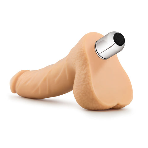 Blush X5 Vibrating Basic 5 Inch Waterproof Beige Vibrator Beige DONGS Vibrating