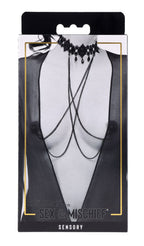 Lace Collar Choker with Adjustable Nipple Ties > Clothes > Body Jewellery (Non Piercing)
