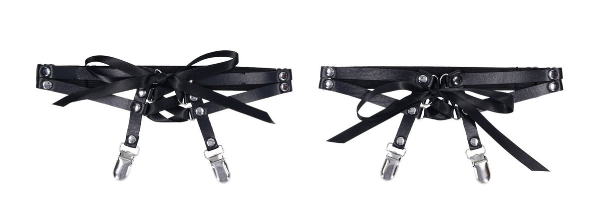 Sportsheets Laced Up Adjustable Garters – Comfort Fit 18 to 26 Inches Thigh Garters > Clothes > Hosiery > Garterbelt Sets