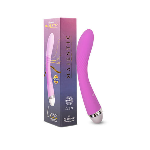 Lara Purple Vibrator for Adult Intimacy with Deep Vibration Vibrators